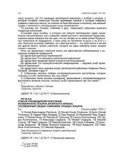 Список руководителей восстания Молькинского хошуна Ангарского аймака, составленный общим собранием граждан хошуна. Начало ноября 1920 г.