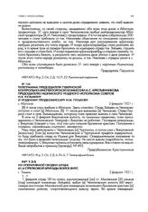 Из оперативной сводки штаба 61-й стрелковой бригады войск ВНУС. г. Тюмень. 2 февраля 1921 г.