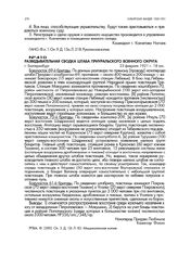 Разведывательная сводка штаба Приуральского военного округа. г. Екатеринбург. 23 февраля 1921 г. 18 час