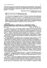 Доклад командира 3-го батальона 674-го стрелкового полка в оперативным отдел штаба Приуральского военного округа. 30 мая 1921 г.