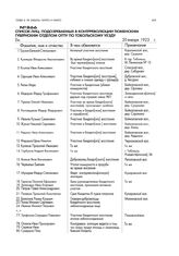 Список лиц, подозреваемых в контрреволюции Тюменским губернским отделом ОГПУ по Тобольскому уезду. 20 января 1923 г.