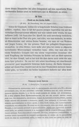 Дипломатические документы, относящиеся к истории России в XVIII столетии. Том VI. Май-декабрь 1743 г. № 733. Пецольд графу Брюлю. (№ 50). С.-Петербург, 15 августа 1743 г. 