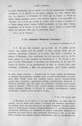 Бонапарт Императору Александру I. С. Клу, 8/20 октября 1802 г.