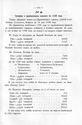 Сведение о провиантских запасах в 1706 году. Февраля в 14 день 1706 года 