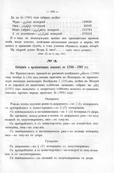 Сведение о провиантских запасах в 1706-1707 гг.