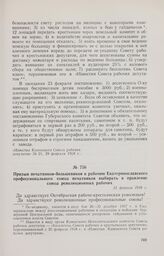 Призыв печатников-большевиков к рабочим Екатеринославского профессионального союза печатников выбирать в правление союза революционных рабочих. 21 февраля 1918 г. 