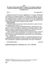 Из приказа начальника ОКБ-2 о мерах по улучшению отработки изделия для объекта «Восток» в части тормозной двигательной установки С5.4. № 126. 28 октября 1959 г. 