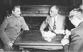 Беседа И.В. Сталина с Ф. Рузвельтом. Ялта, февраль 1945 г. 