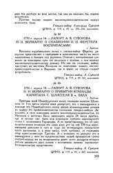 Рапорт А.В. Суворова И.И. Веймарну о снабжении И.И. Ферстера боеприпасами. г. Люблин. 1770 г. апреля 14