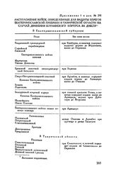 Приложение 1 к донесению А.В. Суворова Екатерине II. Расположение войск, определенных для защиты берегов Екатеринославской губернии и Таврической области на случай движения Ботнинского корпуса за Днестр