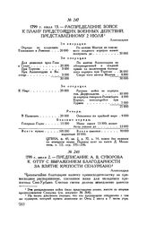 Предписание А.В. Суворова К. Отту с выражением благодарности за взятие крепости Сен-Урбано. Александрия. 1799 г. июля 2