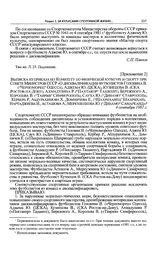 Приложение 2 к записке Львовского обкома компартии Украины в ЦК КПСС. Выписка из приказа по Комитету по физической культуре и спорту при Совете Министров СССР «О дисквалификации футболистов Головина В. (“Черноморец” Одесса), Аджема Ю. (ЦСКА), Кузн...