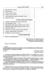 Постановление Политбюро ЦК ВКП(б) «О бесхозяйственном строительстве Центрального стадиона в Москве». 20 апреля 1936 г. 