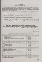 Б.Н. Пономарев - ЦК КПСС. Докладная записка об исполнении «Международного профсоюзного фонда помощи левым рабочим организациям» 1965 года. 16 декабря 1965 г. 