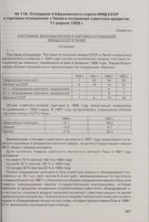 Сотрудник II Африканского отдела МИД СССР о торговых отношениях с Ганой и погашении советских кредитов. 11 апреля 1968 г. 