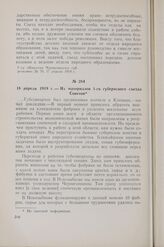 18 апреля 1919 г. — Из материалов 1-го губернского съезда Советов