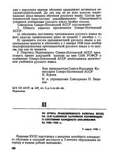 Из отчета Правобережного райкома ВКП(б) на 13-й районной партийной конференции о состоянии народного образования за 1938-1940 гг. 3 марта 1940 г. 