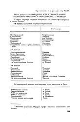 Приложение к приказанию М.И. Кутузова А.П. Тормасову. 1813 г. февраль. — Размещение войск Главной армии в кантонир-квартирах в окрестностях г. Калиша