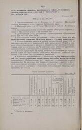 Отчет коммуны «Марсель» Щегловского района Кузнецкого округа Колхозцентру за период с 1 октября 1927 г. по 1 января 1929 г.. 22 января 1929 г.