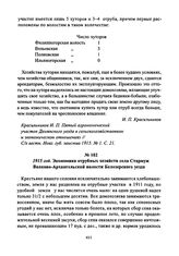 1915 год. Экономика отрубных хозяйств села Стармуж Волково-Архангельской волости Белозерского уезда