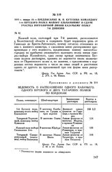 1810 г. января 19. — Предписание М.И. Кутузова командиру 1-го Бугского полка майору Ельчанинову о сдаче участка пограничной линии казачьему полку 7-й дивизии