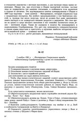 5 ноября 1901 г. — Инструкция Генерального штаба подполковнику Серебренникову о целях его командировки в Индию