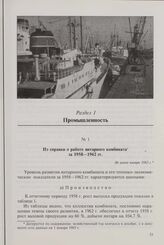 Из справки о работе янтарного комбината за 1958-1962 гг. Не ранее января 1963 г.