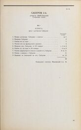 Дело А.И. Сабурова 2-го. Опись документов дела Сабурова 2-го, скрепленная надворным советником А.А. Ивановским
