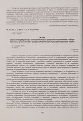 Циркуляр губернатора полицмейстеру и уездным исправникам о сборе винтовок у населения в уездах губернии для нужд действующей армии. 24 октября 1915 г. 
