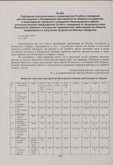 Сообщение уполномоченного председателя Особого совещания для обсуждения и объединения мероприятий по обороне государства и председателя заводского совещания Нижегородского района уполномоченному председателя Особого совещания по продовольствию Пен...