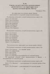 Список лагерей советских военнопленных, расположенных на территории тыла группы немецкой армии «Центр». 10 февраля 1942 г.