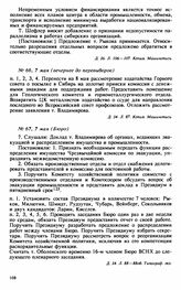 Протокол Президиума Высшего Совета Народного Хозяйства № 66, 7 мая (вечернее до перевыборов)