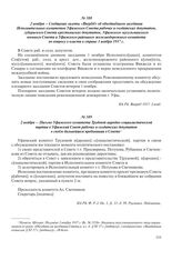 2 ноября – Письмо Уфимского комитета Трудовой народно-социалистической партии в Уфимский Совет рабочих и солдатских депутатов о своем дальнейшем пребывании в Совете