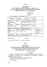 Приговор суда Колпашевского района Нарымского округа по делу И. Е. Огнева и Ф. Е. Огнева, осужденных за кражу мешка картофеля с колхозного огорода. 26 октября 1932 г., с. Колпашево
